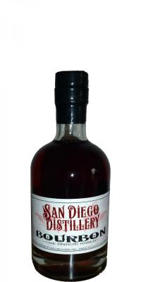 San Diego Distillery Bourbon Whisky Single Barrel Cask Strength 28 51.9% 375ml