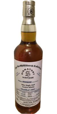 Bowmore 2001 SV The Un-Chillfiltered Collection Cask Strength Refill Sherry Butt #1371 K&L Wine Merchants 59.1% 750ml