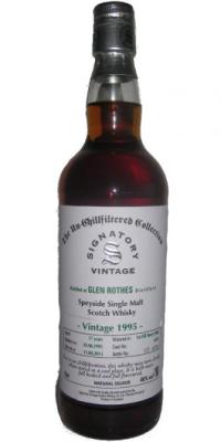 Glenrothes 1995 SV The Un-Chillfiltered Collection 1st Fill Sherry Butt #6972 46% 700ml