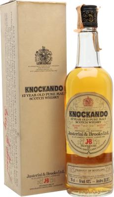 Knockando 1966 by Justerini & Brooks Ltd Dateo Import S.p.A Milano 43% 750ml