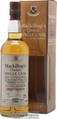 Dalmore 1986 McC Single Cask Cask Strength #3096 57.6% 700ml