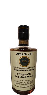 Glencadam 1990 UD Avesta Whiskysallskap 51.7% 350ml