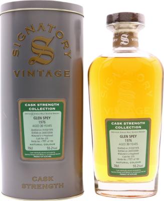 Glen Spey 1976 SV Cask Strength Collection #370 55.2% 700ml