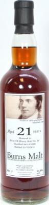 Burns Malt 1990 TWB Fresh Sherry Butt #51 54.8% 700ml