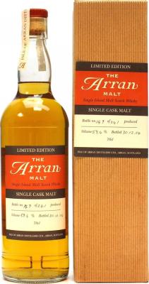 Arran 1998 Limited Edition Single Cask Malt 98/641 59.4% 700ml