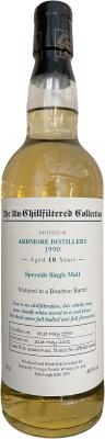 Ardmore 1990 SV The Un-Chillfiltered Collection Bourbon Barrels 6360 + 61 46% 700ml