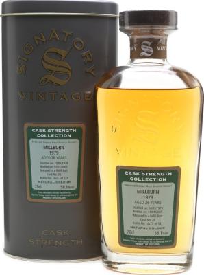 Millburn 1979 SV Cask Strength Collection Refill Butt #26 58.1% 700ml