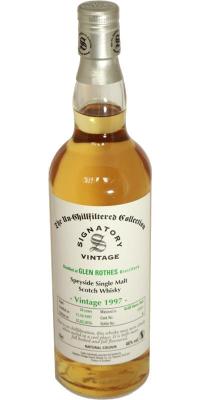 Glenrothes 1997 SV The Un-Chillfiltered Collection Refill Sherry Butt #15971 46% 700ml