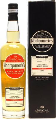Longmorn 1984 Mg The Single Cask Collection Rare Select Sherry Wood #3213 46% 700ml