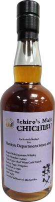 Chichibu 2016 Ichiro's Malt Red Wine Cask Finish Hankyu Department Store 2023 64% 700ml