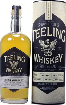 Teeling 2003 Single Cask Bourbon #13917 Kirsch Whisky The House of Whiskies 58.2% 700ml