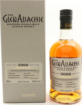 Glenallachie 2006 Rioja Wine barrel UK exclusive 60.5% 700ml