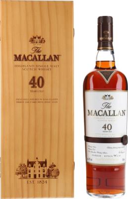 Macallan 40yo Sherry Butt 45% 700ml