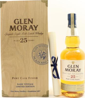 Glen Moray 1994 Rare Vintage Limited Edition Port Cask Finish 43% 700ml