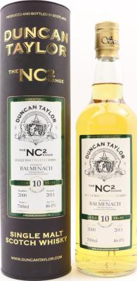 Balmenach 2000 DT NC2 Range Oak Casks 46% 700ml