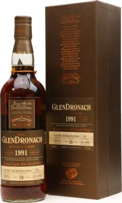 Glendronach 1991 Single Cask Batch 2 Pedro Ximenez Sherry Puncheon #3182 51.7% 700ml