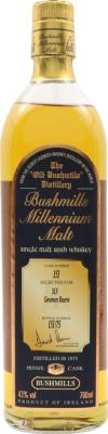 Bushmills 1975 Millennium Malt Cask no.151 Selected for SLV Governors Reserve 43% 700ml