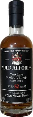 Auld Alford's Batch 2 TBWC The Scotch Collection 35% 500ml