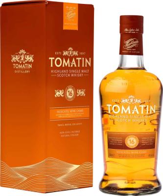 Tomatin 16yo Moscatel Wine Casks Travel Retail Exclusive 46% 700ml