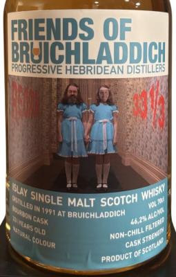 Bruichladdich 1991 Friends of Bruichladdich 33 1 3 46.2% 700ml