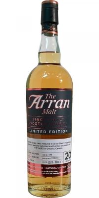 Arran 1996 Limited Edition Sherry Hogshead #1266 LCBO Vintages 52.6% 700ml