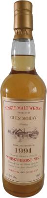 Glen Moray 1991 KzB Bourbon Whiskyherbst #22 51.1% 700ml