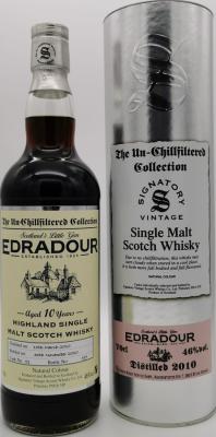 Edradour 2010 SV The Un-Chillfiltered Collection Sherry Cask #51 46% 700ml