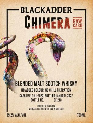 Chimera Blended Scotch Malt Whisky BA Raw Cask 59.2% 700ml