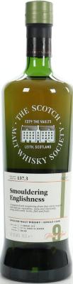 The English Whisky 2010 SMWS 137.3 Smouldering Englishness 1st Fill Ex-Bourbon Barrel 62.5% 700ml
