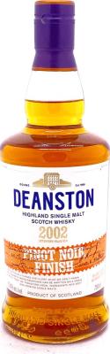 Deanston 2002 Pinot Noir Finish 50% 750ml