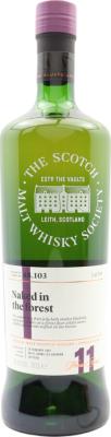 Balmenach 2007 SMWS 48.103 Naked in the forest Refill Ex-Bourbon Barrel 60.9% 700ml