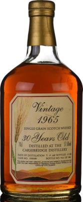 Carsebridge 1965 SV Vintage Collection Dumpy Oak Cask #155091 57.6% 700ml