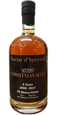 Nectar D'Speyside 2008 Wh Christmas Malt PX Sherry Finish 58.9% 700ml
