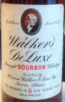 Walker's De Luxe 6yo New American Oak Barrels 45.2% 750ml