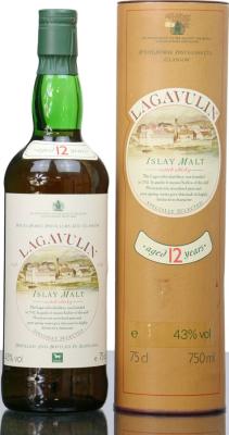 Lagavulin 12yo White Horse Distillers Ltd Andre KerstensTilburg the Netherlands 43% 750ml