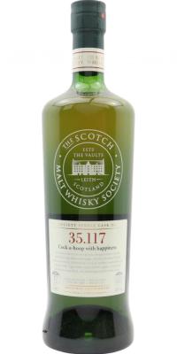 Glen Moray 1996 SMWS 35.117 Cock-A-hoop with happiness 1st Fill Designer Barrel 35.117 54.6% 700ml