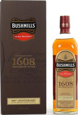 Bushmills 1608 400th Anniversary Bourbon and Sherry Casks 46% 750ml