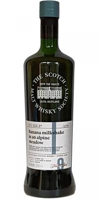 Glengoyne 2008 SMWS 123.27 Banana milkshake in an alpine meadow 1st Fill Ex-Bourbon Barrel 61.6% 700ml