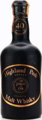 Highland Park 40yo Ceramic black bottle 40% 750ml