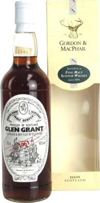 Glen Grant 1961 GM Licensed Bottling First Fill Sherry Casks 40% 700ml