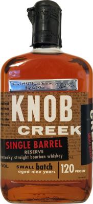 Knob Creek Hand Selected by Big Red One Single Barrel Reserve Big Red One 60% 750ml