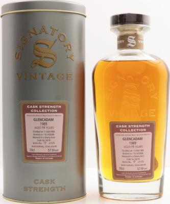 Glencadam 1989 SV Cask Strength Collection #6018 57.6% 700ml