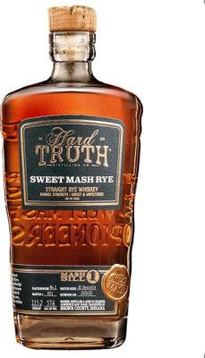 Hard Truth Sweet Mash Rye Straight Rye Whisky American Oak 57.6% 750ml