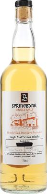 Springbank Hand Filled Distillery Exclusive 57.9% 700ml