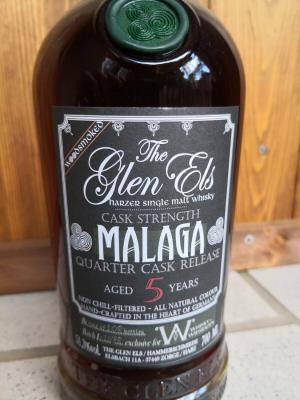 Glen Els 5yo Malaga Quarter Cask Release Batch L-1678 Whisky in Wiesbaden 51.3% 700ml