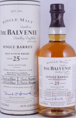 Balvenie 1974 Single Barrel Cask no.15190 25yo 46.9% 700ml