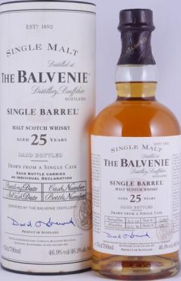 Balvenie 1974 Single Barrel Cask no.15190 25yo 46.9% 700ml