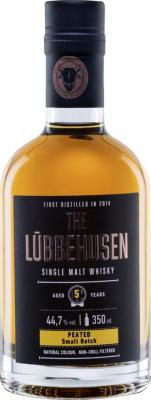 The Lubbehusen 5yo Peated Small Batch Virgin White Oak Ex-Islay Barrel 44.7% 350ml