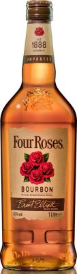 Four Roses NAS Kentucky Straight Bourbon Whisky Travel Retail Market 40% 1000ml