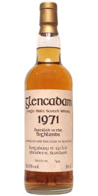 Glencadam 1971 Kb Celtic Series #7687 55.6% 700ml